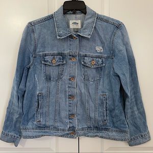 Distressed Denim Jacket
